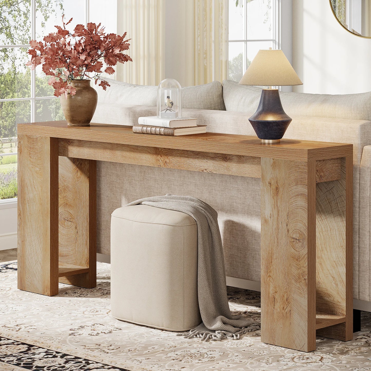 Console Georges — bois, métal