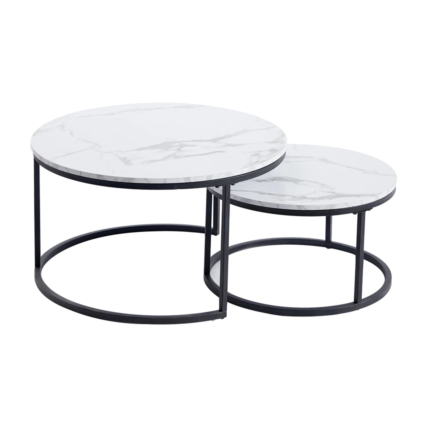 Table basse Marianne — marbre, design contemporain, ronde