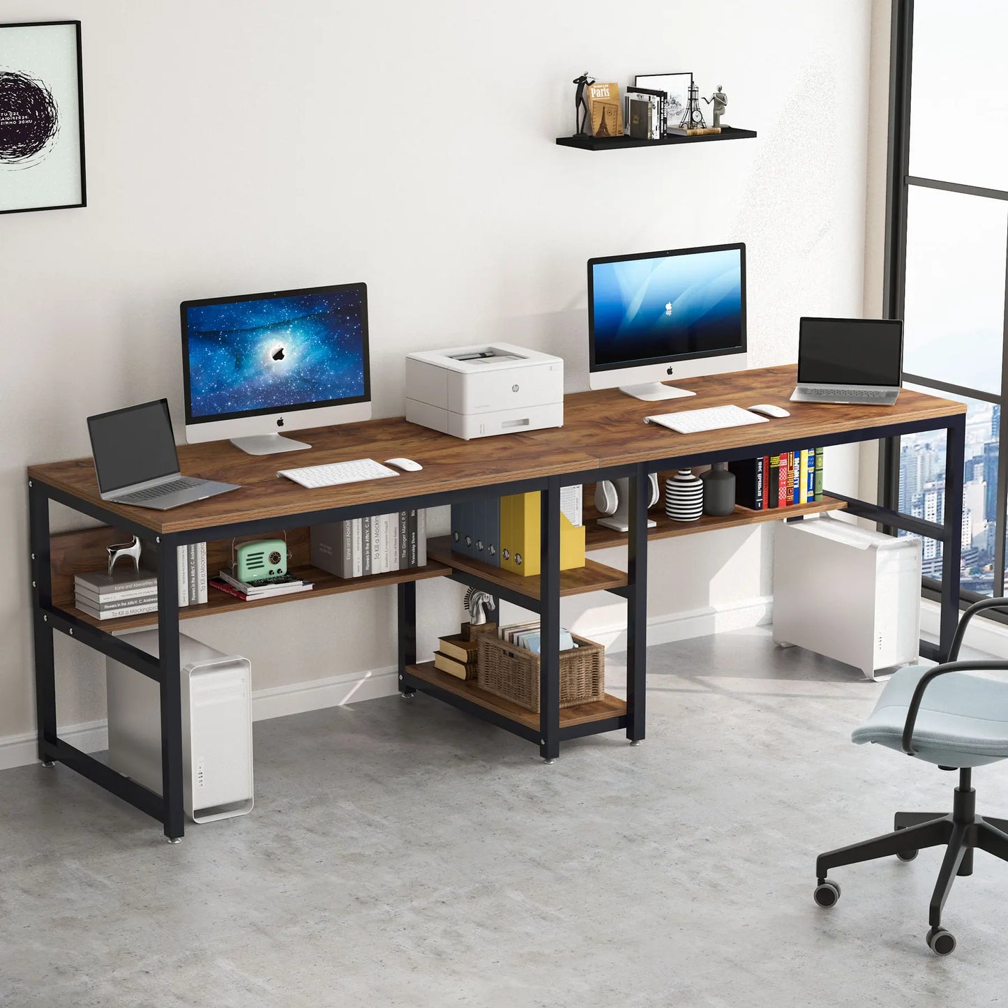 Bureau Roland — style rustique, pour deux personnes