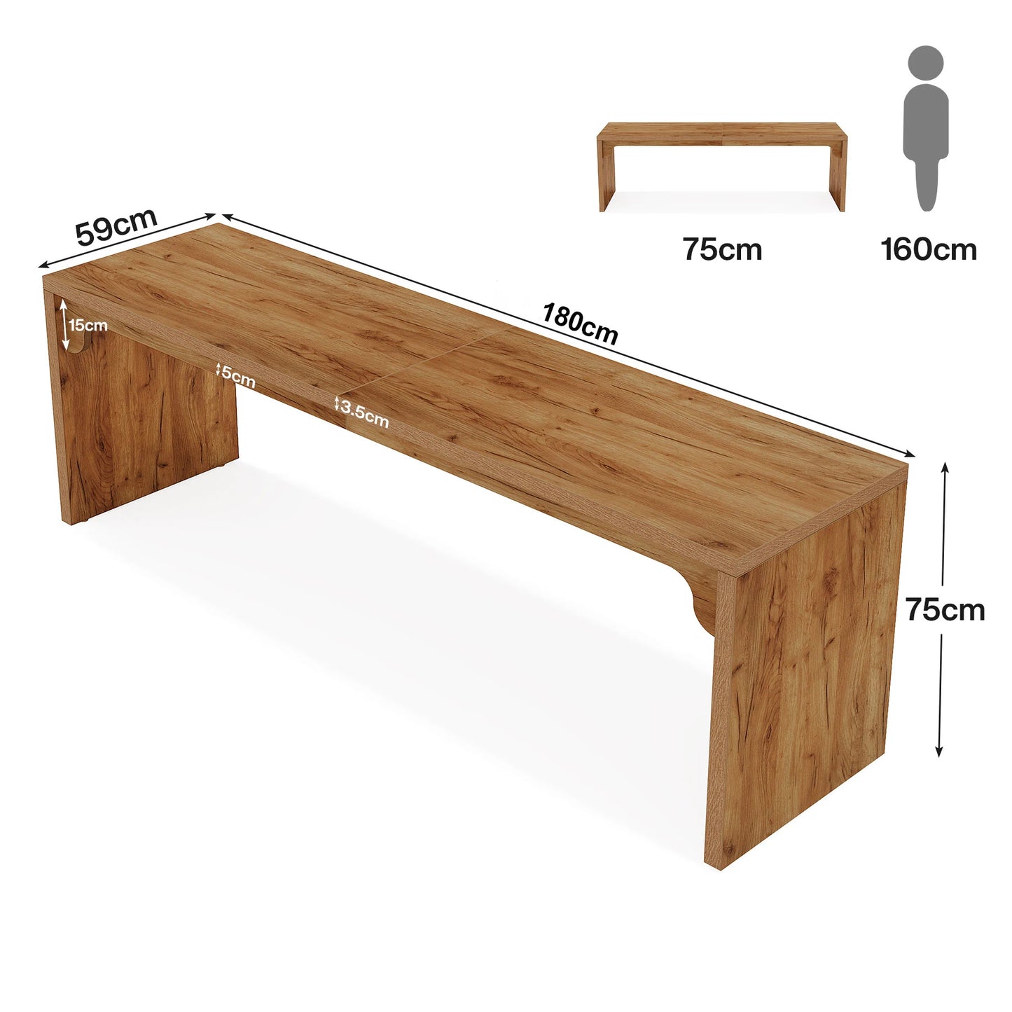 Table de salle à manger Estelle — pour deux personnes