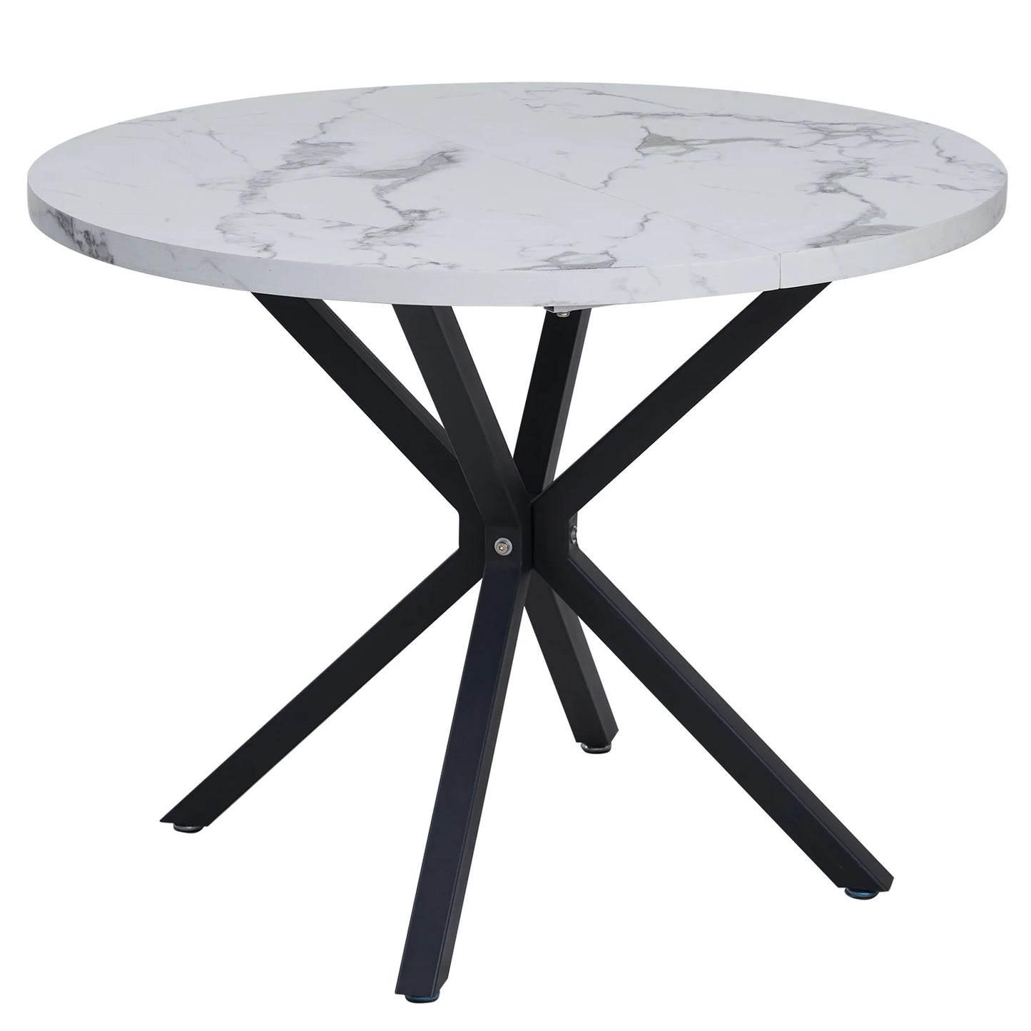 Table de salle à manger Julien — marbre, design contemporain, ronde