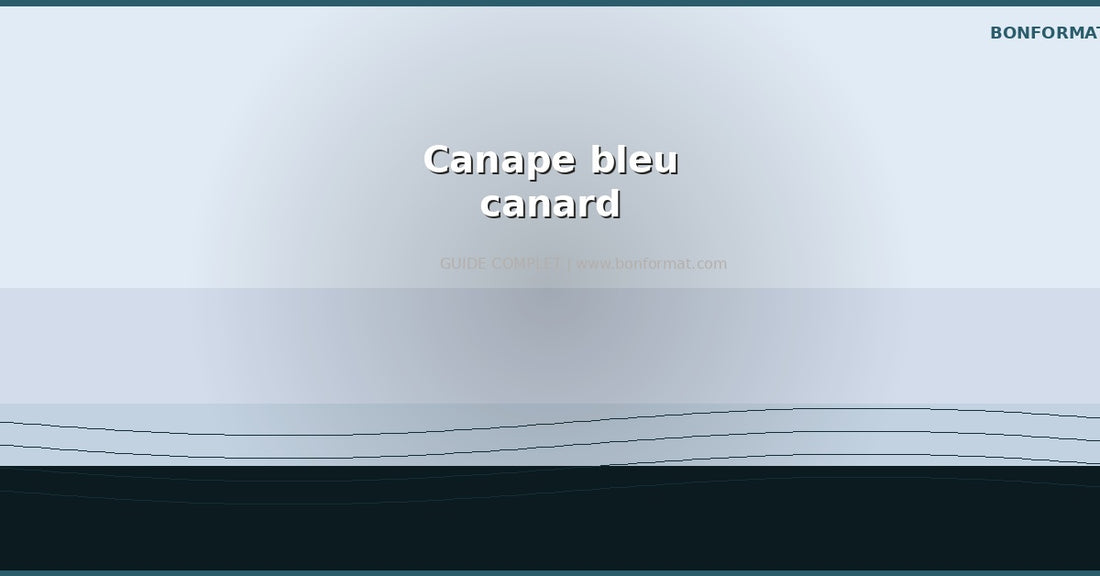 Canape bleu canard : la tendance deco qui dure en 2026