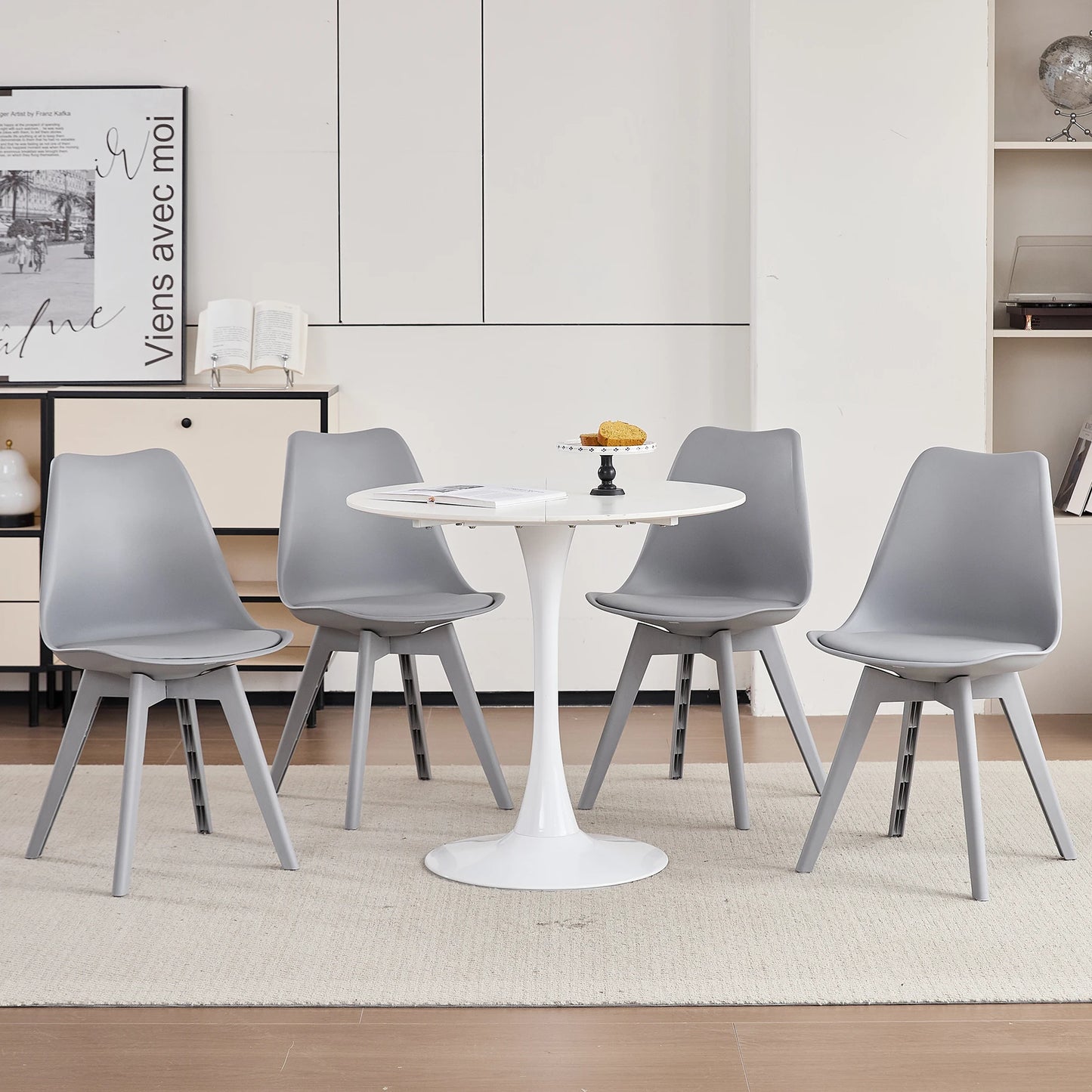 Chaise Martin — finition noir, design contemporain