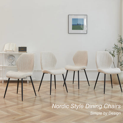 Chaise Marthe — métal, lot de 6