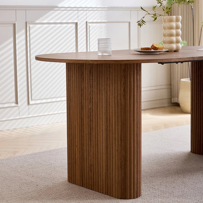 Table de salle à manger Prudence — bois, design contemporain