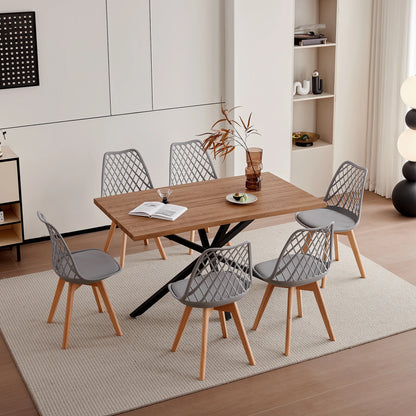 Chaise Liliane — bois massif, design contemporain
