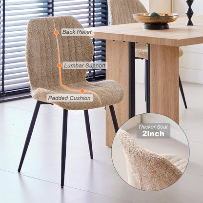 Chaise Marthe — métal, lot de 6