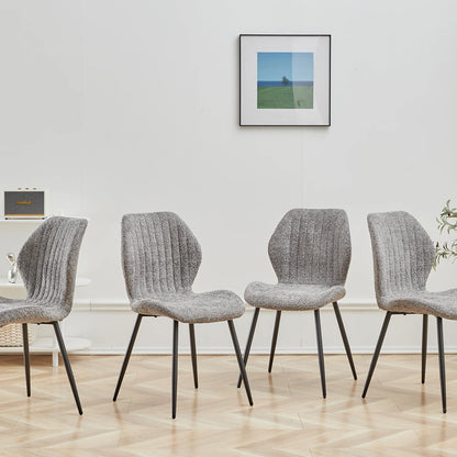 Chaise Marthe — métal, lot de 6