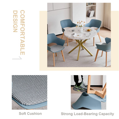 Chaise Lorraine — bois, design contemporain, avec accoudoirs