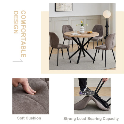 Chaise Valère — métal, lot de 6