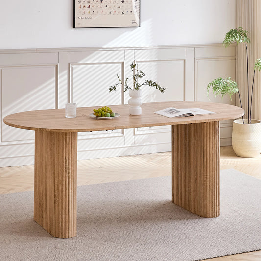 Table de salle à manger Prudence — bois, design contemporain