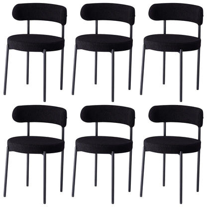 Chaise Sacha — velours, lot de 6