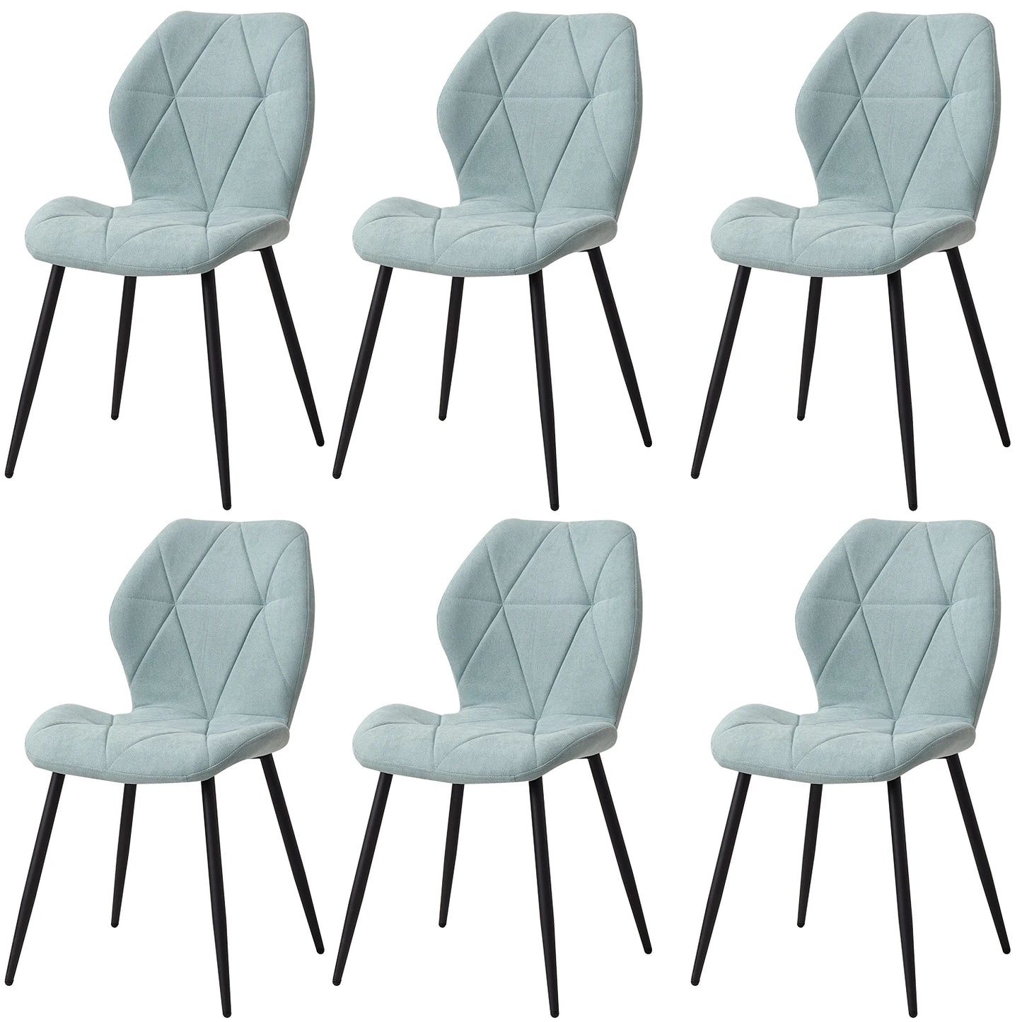 Chaise Valère — métal, lot de 6
