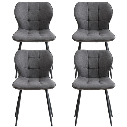 Chaise Cyril — finition noir, métal, design contemporain