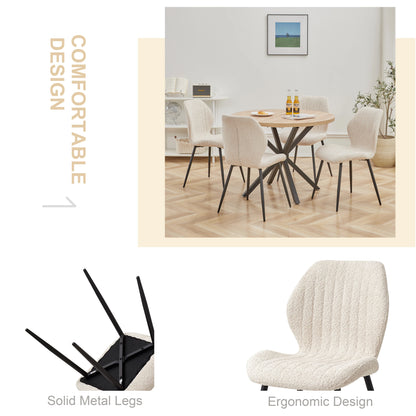 Chaise Marthe — métal, lot de 6