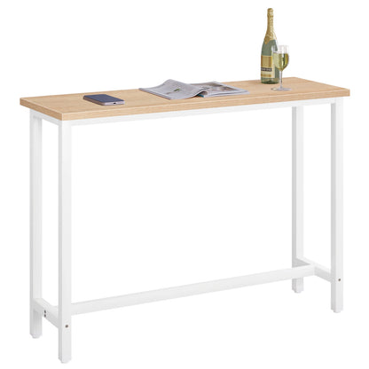 WOLTU Bar Kitchen Table Breakfast Dining Coffee Tea Table with Footrest Entrance Table Side Table Sideboards for Living Room