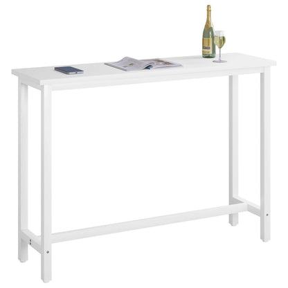 WOLTU Bar Kitchen Table Breakfast Dining Coffee Tea Table with Footrest Entrance Table Side Table Sideboards for Living Room
