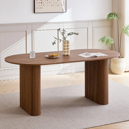 Table de salle à manger Prudence — bois, design contemporain