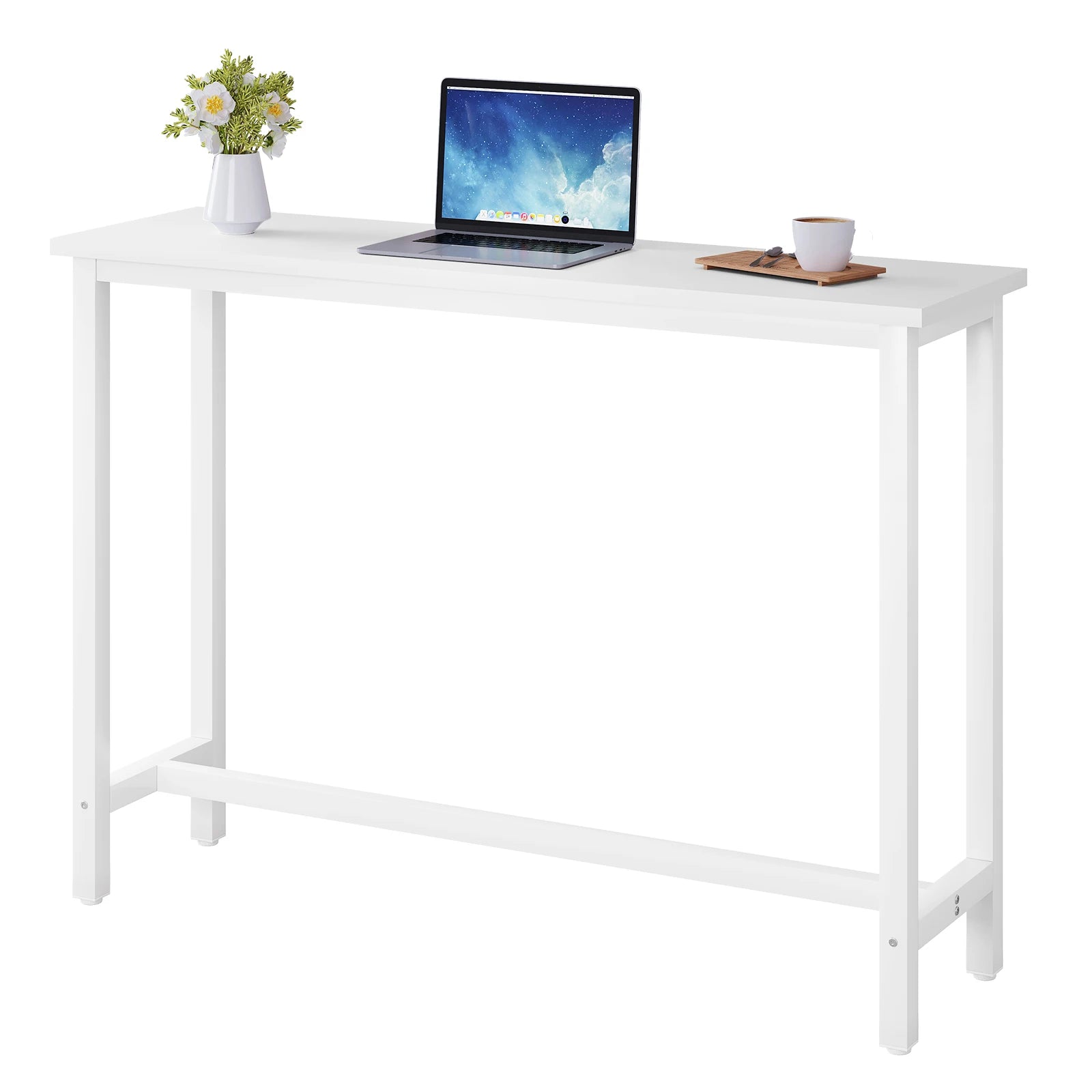 WOLTU Bar Kitchen Table Breakfast Dining Coffee Tea Table with Footrest Entrance Table Side Table Sideboards for Living Room
