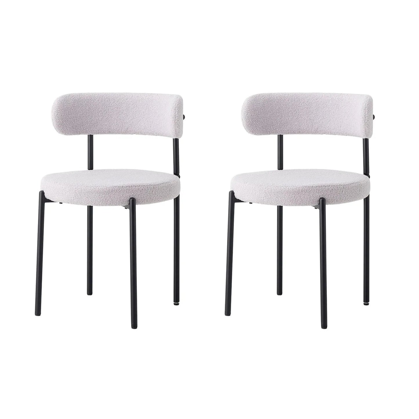 Chaise Sacha — velours, lot de 6