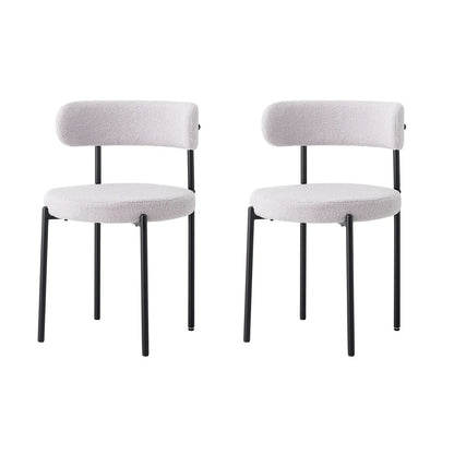Chaise Sacha — velours, lot de 6