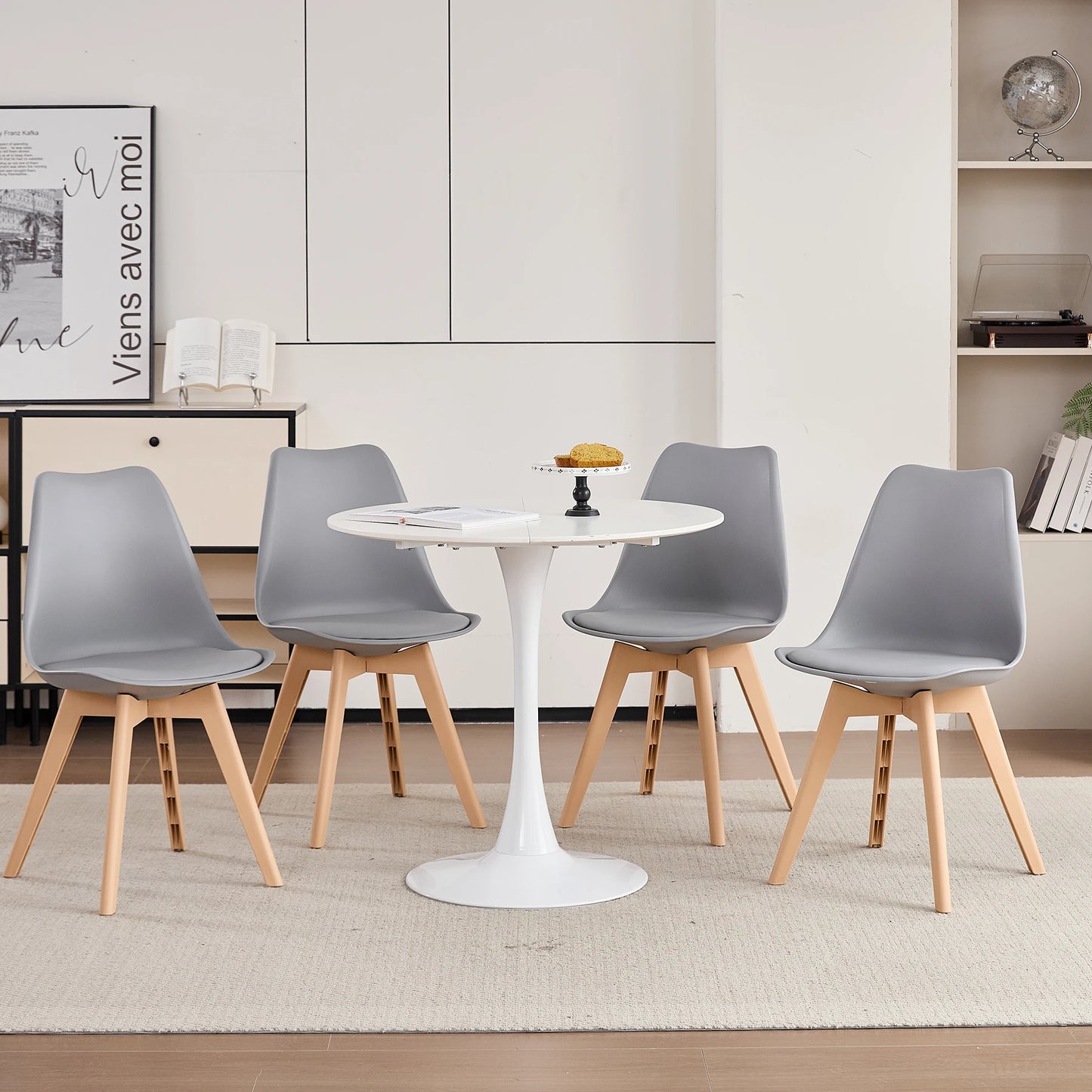 Chaise Martin — finition noir, design contemporain