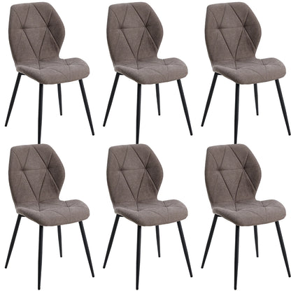 Chaise Valère — métal, lot de 6