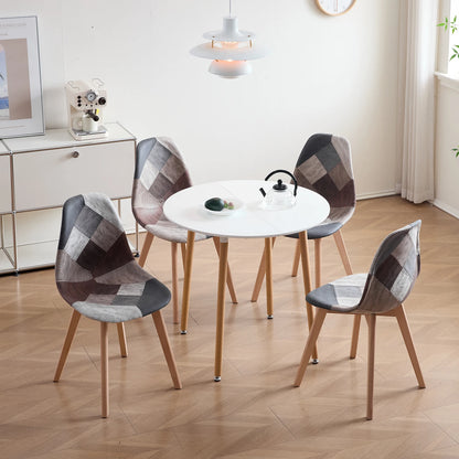 Chaise Claire — style nordique, ronde
