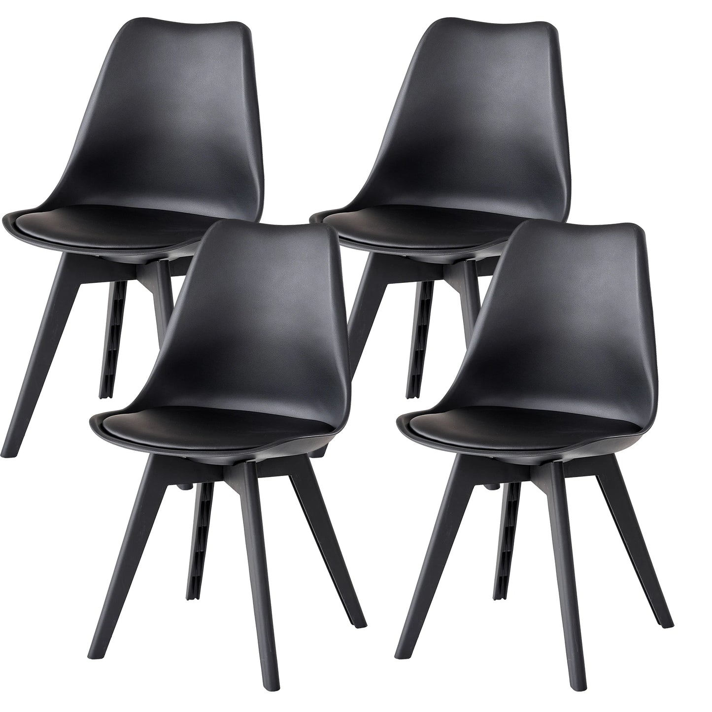 Chaise Martin — finition noir, design contemporain