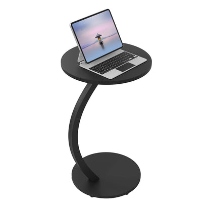 WOLTU C Shape Side Table Computer Tea Coffee Table Small Round Corner Sofa Table for Couch Bedroom Household