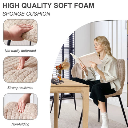 Chaise Marthe — métal, lot de 6