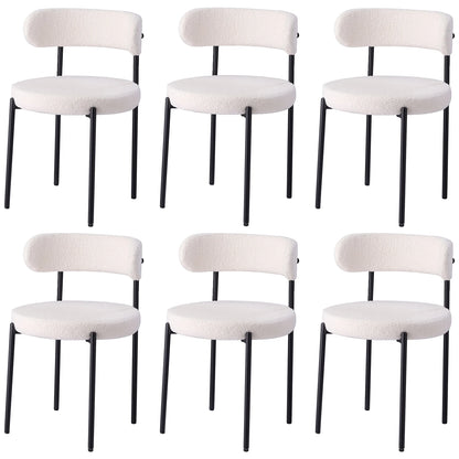Chaise Sacha — velours, lot de 6