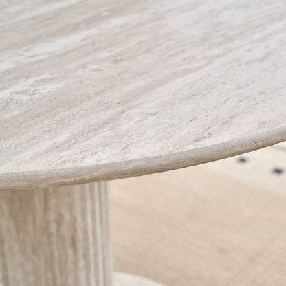 Table de salle à manger Fanny — bois massif, design contemporain, ronde