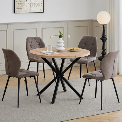 Chaise Valère — métal, lot de 6