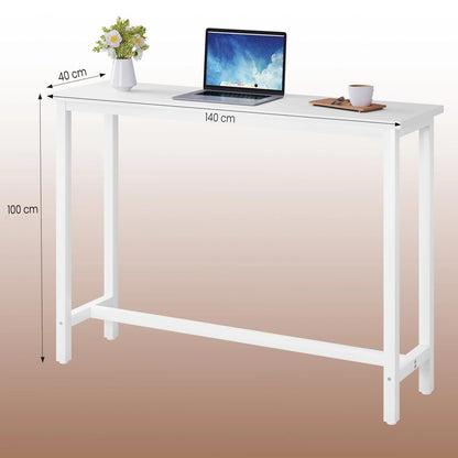 WOLTU Bar Kitchen Table Breakfast Dining Coffee Tea Table with Footrest Entrance Table Side Table Sideboards for Living Room