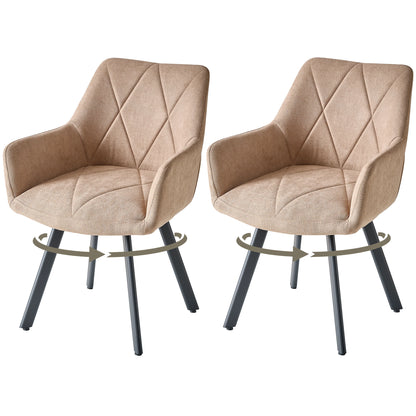 Chaise Romain — métal, design contemporain, assise pivotante, avec accoudoirs