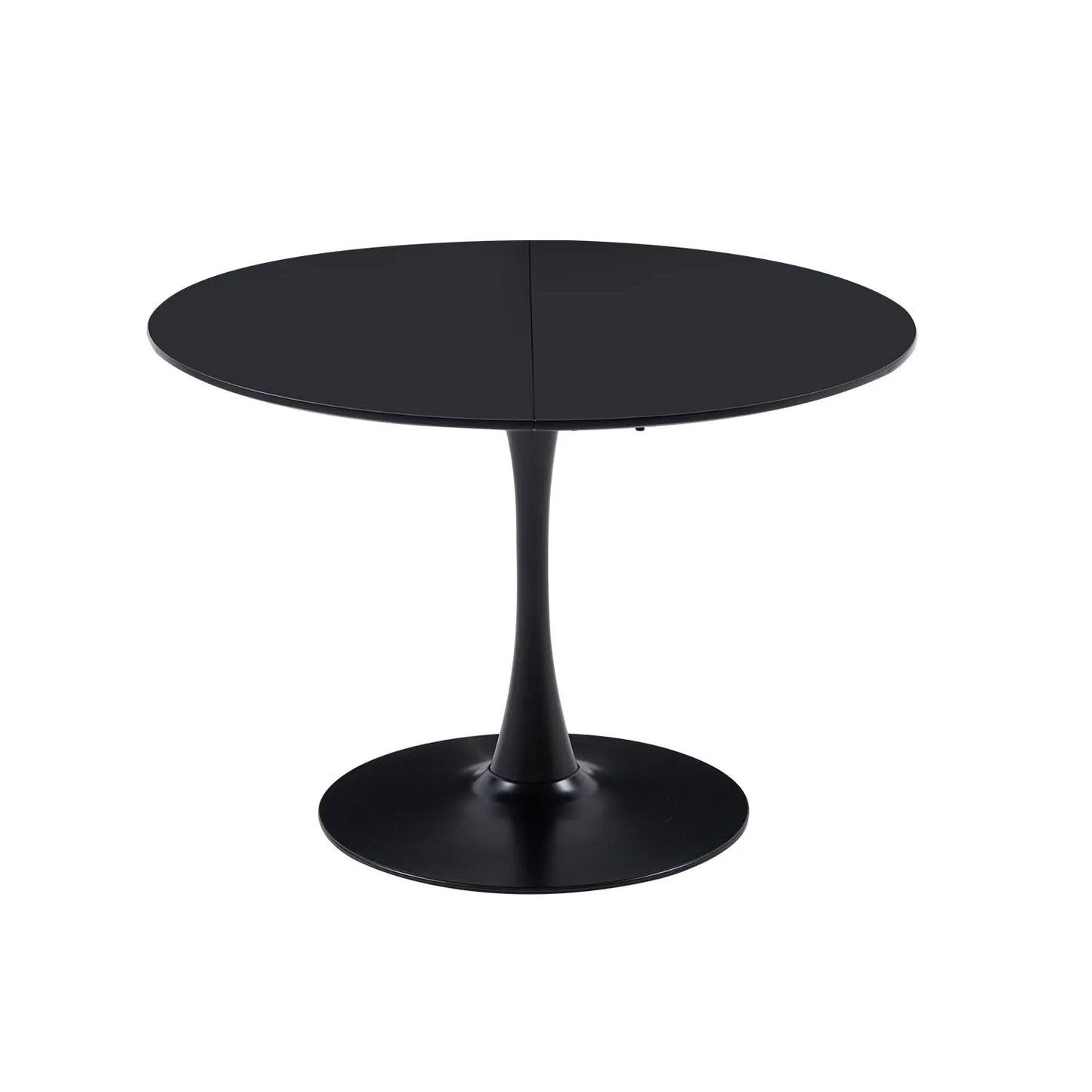 Table de salle à manger Arthur — finition blanche, design contemporain, ronde