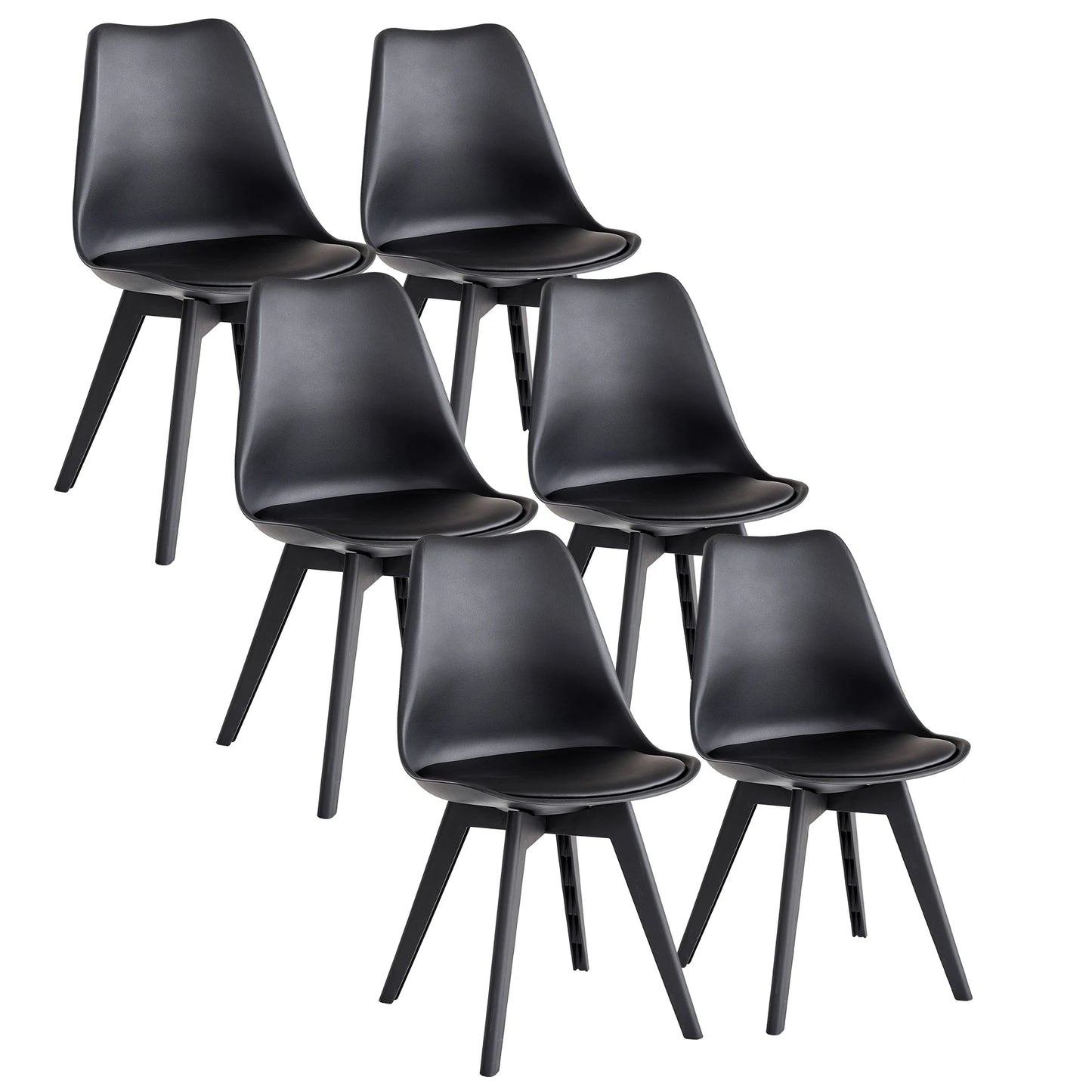 Chaise Martin — finition noir, design contemporain