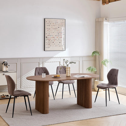 Table de salle à manger Prudence — bois, design contemporain