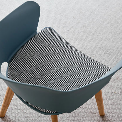 Chaise Lorraine — bois, design contemporain, avec accoudoirs