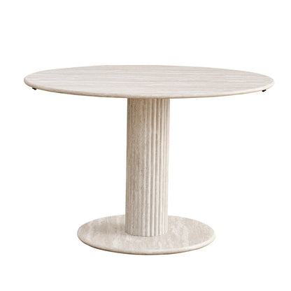 Table de salle à manger Fanny — bois massif, design contemporain, ronde