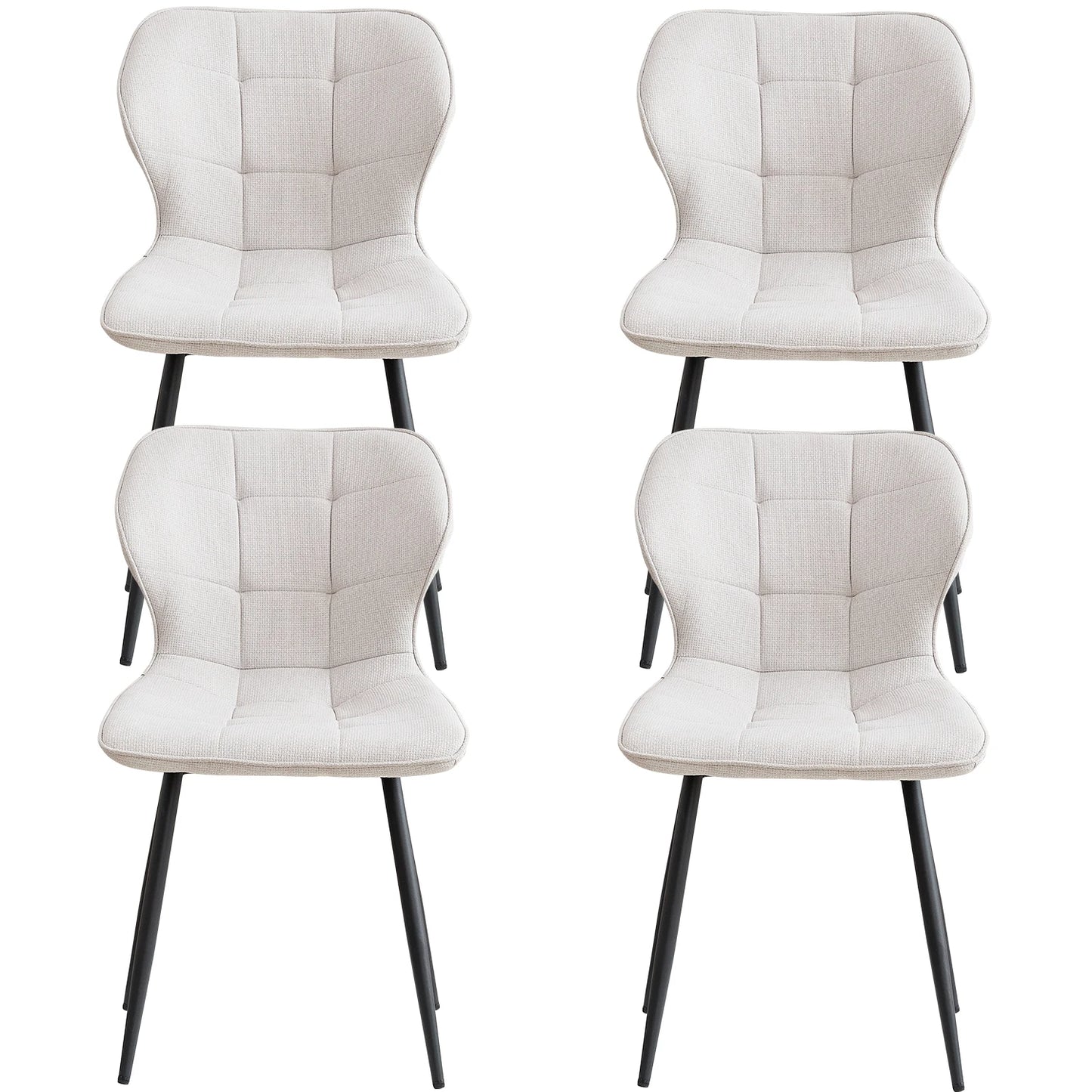 Chaise Cyril — finition noir, métal, design contemporain