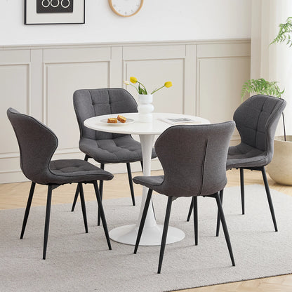 Chaise Cyril — finition noir, métal, design contemporain