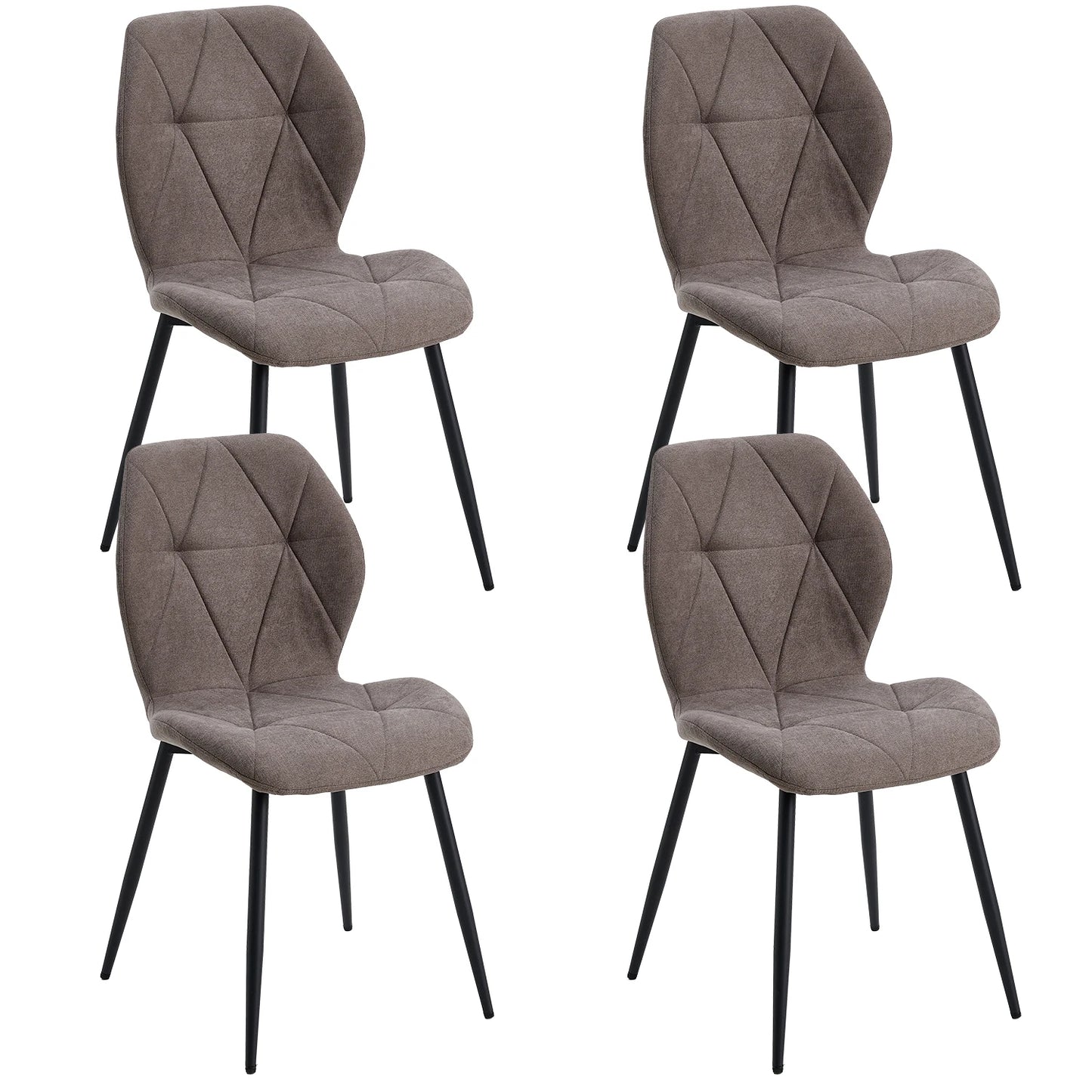 Chaise Valère — métal, lot de 6