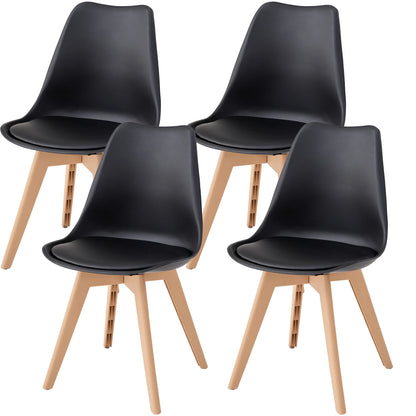 Chaise Martin — finition noir, design contemporain
