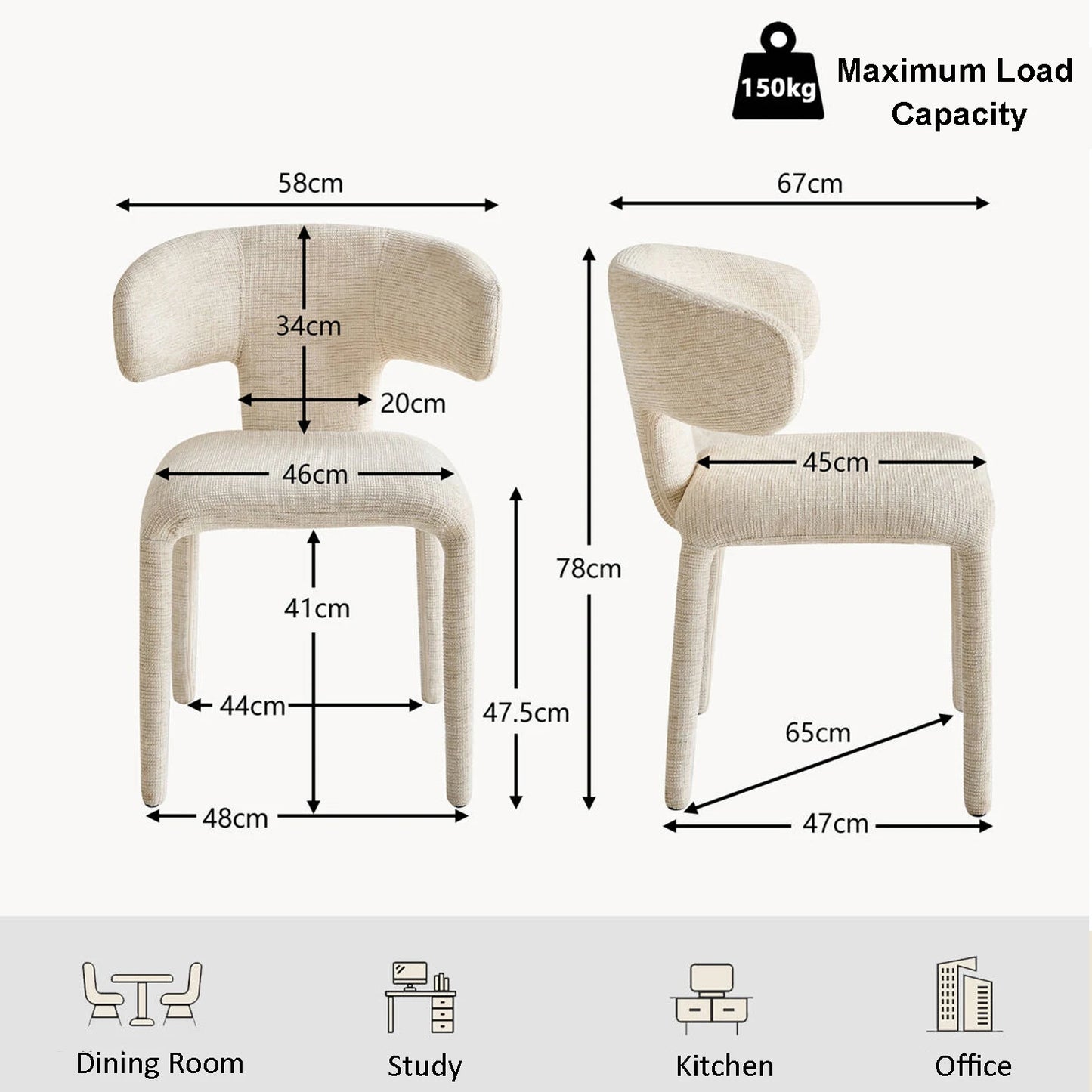 Chaise Daphné — design contemporain