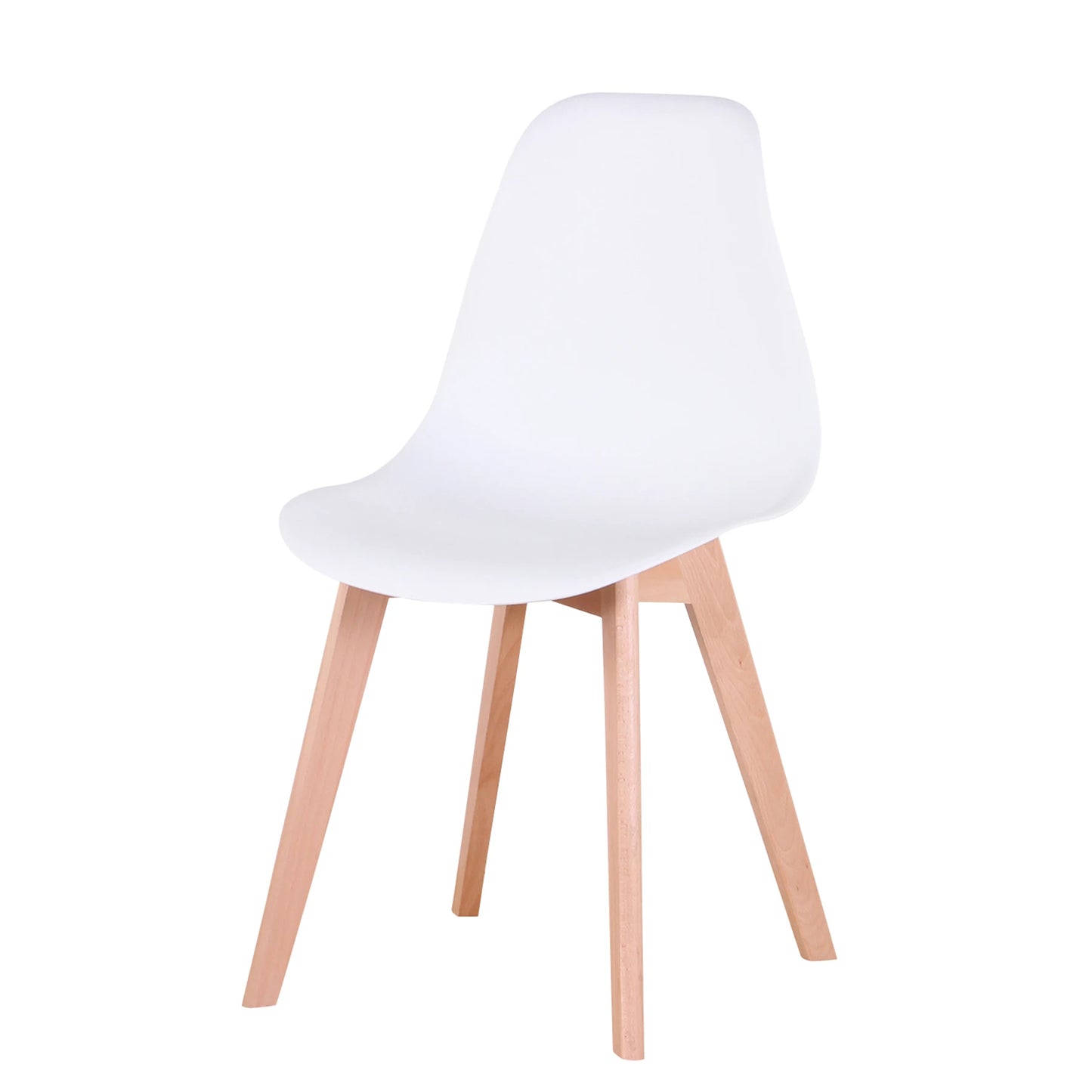Chaise Alexine — finition noir, bois massif, style nordique