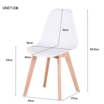 Chaise Alexine — finition noir, bois massif, style nordique