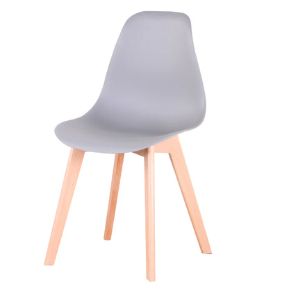 Chaise Alexine — finition noir, bois massif, style nordique