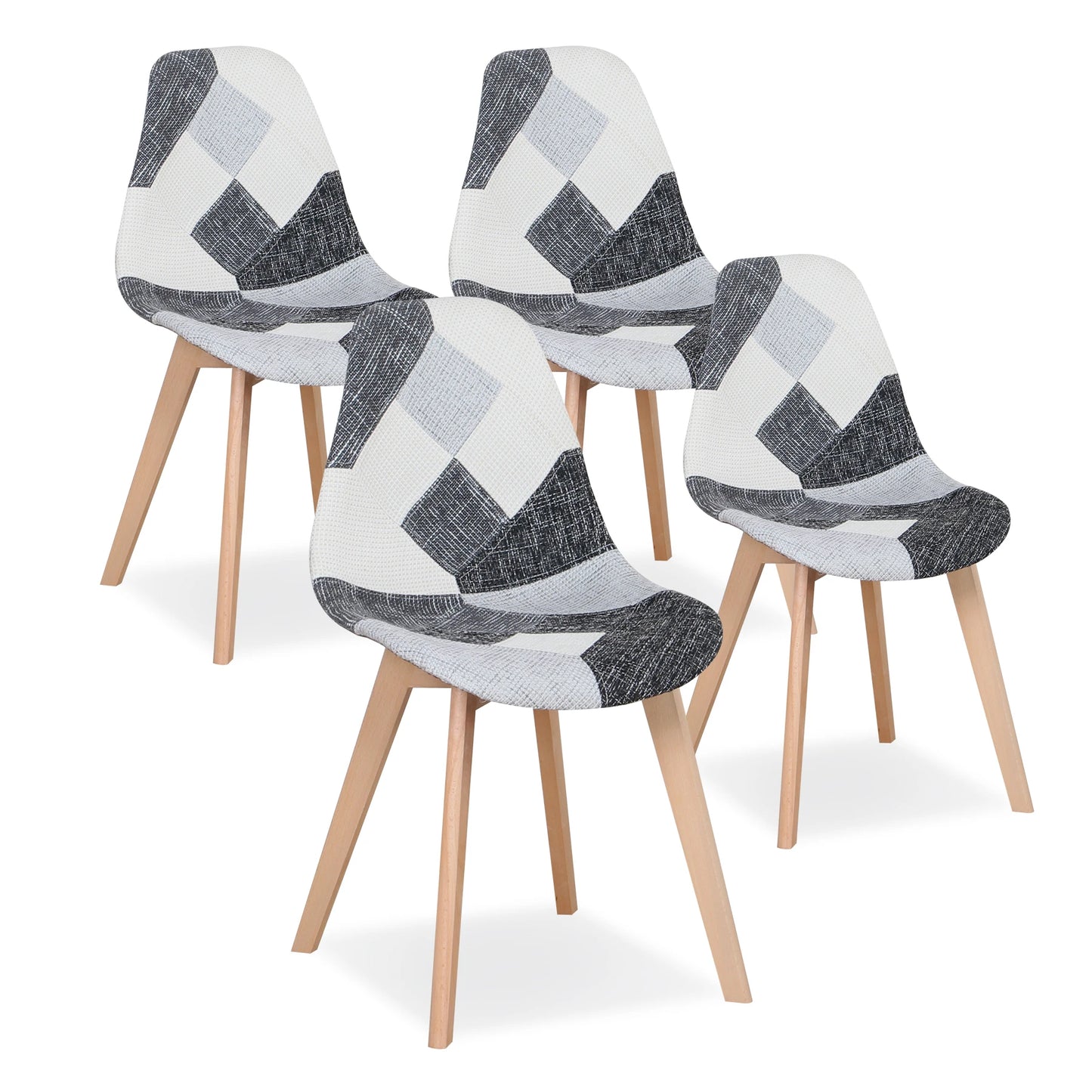 Chaise Nadine — bois, style nordique